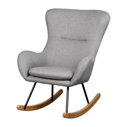 Chaise A Bascule Basic Soft Grey Vente En Ligne De Eveil Bebe Bebe9