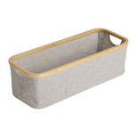 Panier de toilette pour table à langer Gris