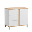 Chambre DUO ALTITUDE lit 70x140+commode Blanc VOX - 3