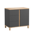 Chambre DUO ALTITUDE lit 60x120+commode Gris VOX - 3