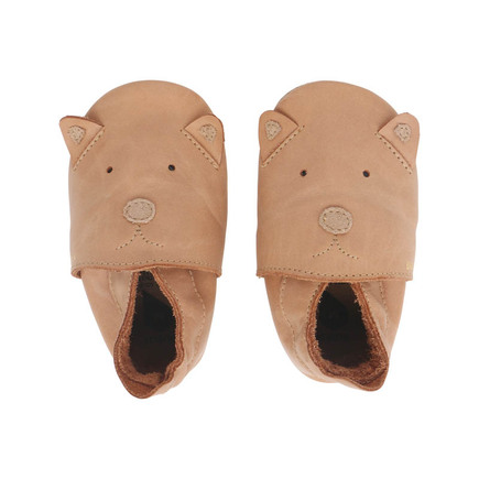 Chaussons en cuir 20-21 Caramel Woof BOBUX