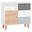 Chambre DUO Concept lit 70x140+commode bois OAK VOX - 4