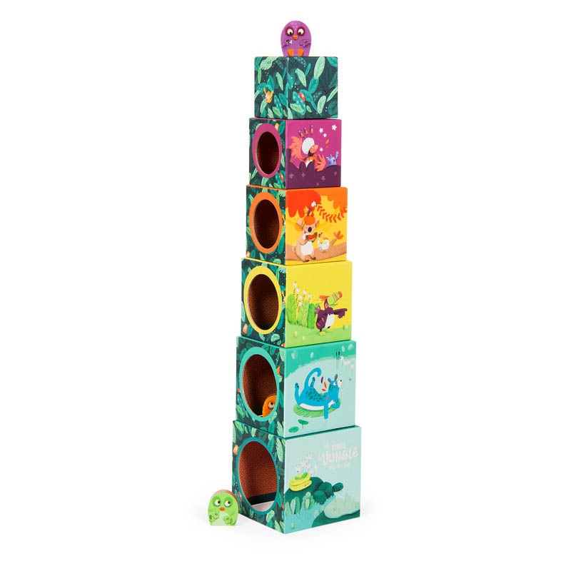 Cubes Empilables Dans La Jungle Vente En Ligne De Jouet D Eveil Bebe9