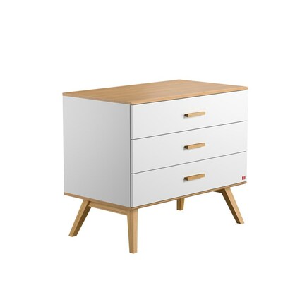 Chambre DUO NAUTIS lit 60x120 commode blanc VOX - 3