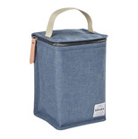 Pochette repas isotherme bleu chiné