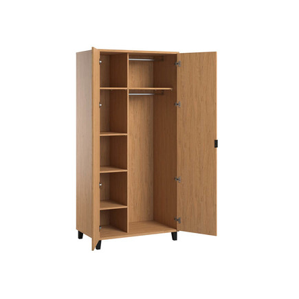 Armoire 2 portes SIMPLE Bois VOX - 2