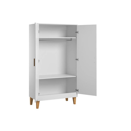 Armoire 2 portes LOUNGE Blanc VOX - 2