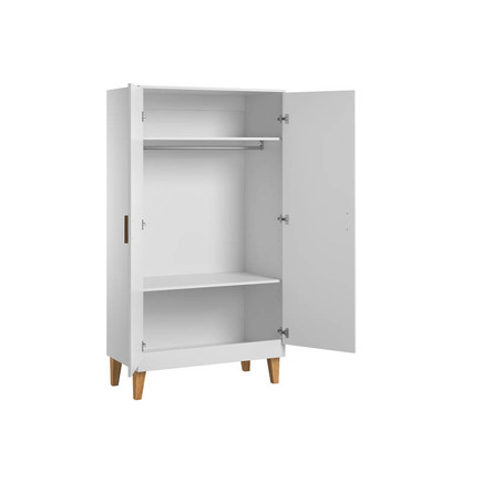 Chambre TRIO lit 70x140 commode armoire LOUNGE Blanc VOX - 2