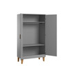 Armoire 2 portes LOUNGE Gris VOX - 2