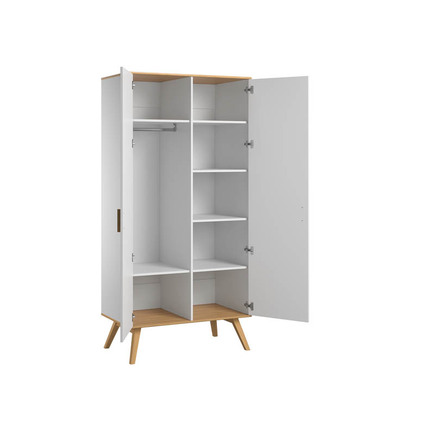 Chambre Enfant Complète Nugi : Lit Enfant 70x140 cm, Armoire, Commode