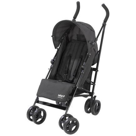 Poussette canne Baya 2 Noir BEBE9 REFERENCE, Vente en ligne de Poussette  compacte