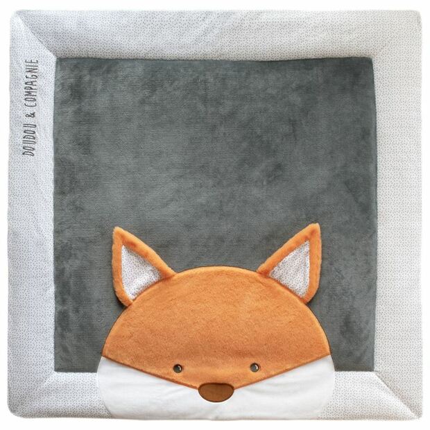 Couverture bébé garçon, renard et koala. idée cadeau naissance