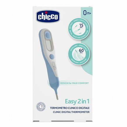Thermomètre Digital Easy 2 en 1 - Rectal & Axillaire CHICCO