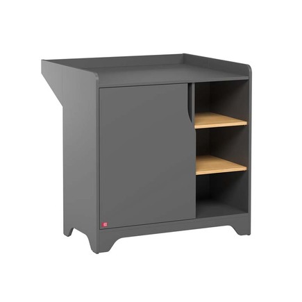 Chambre DUO Lit 70x140 Commode LEAF Graphite/Bois VOX - 4