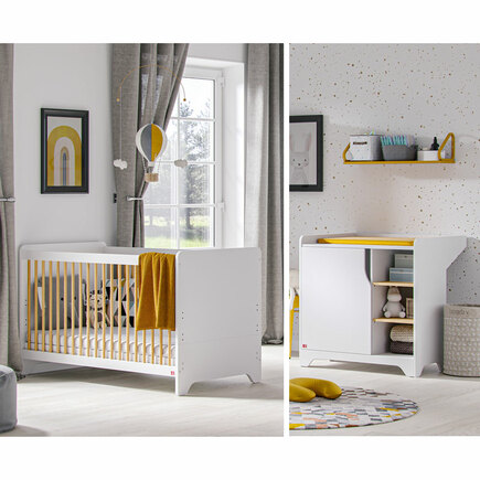Chambre Duo Lit 70x140 Commode Leaf Blanc Bois Vente En Ligne De Chambre Bebe Bebe9 Chambre Duo Lit 70x140 Commode Leaf Blanc Bois Vente En Ligne De Chambre Bebe Bebe9