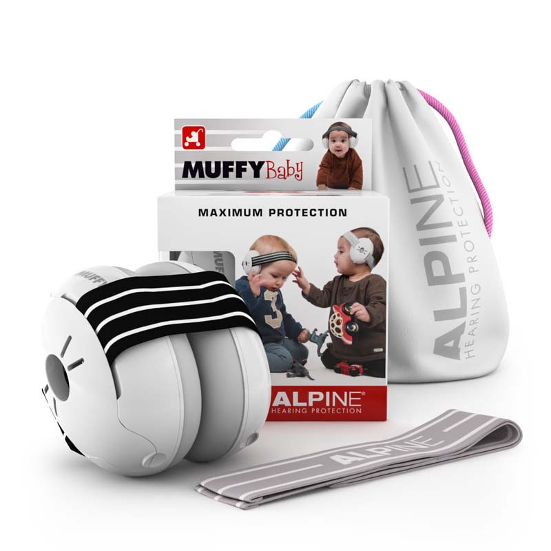 Casque de protection Muffy Baby Black ALPINE, Vente en ligne de Barrière  sécurité et accessoires