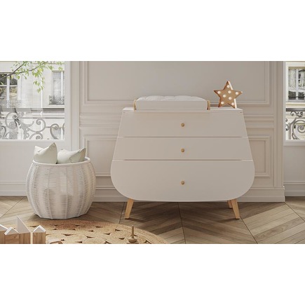 Commode Trapeze Plan A Langer Blanc Songes Et Rigolades Vente En Ligne De Commode A Langer Bebe9