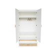 Chambre TRIO Lit 70x140 Commode Armoire NAMI Neige THEO - 8