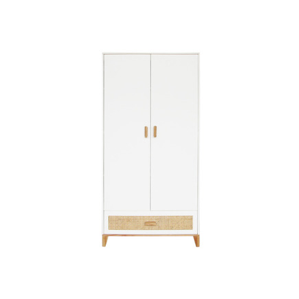 Chambre TRIO Lit 70x140 Commode Armoire NAMI Neige THEO - 5