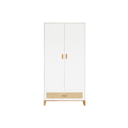 Chambre TRIO Lit 60x120 Commode Armoire NAMI Neige THEO - 6