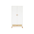 Chambre TRIO Lit 60x120 Commode Armoire NAMI Neige THEO - 6