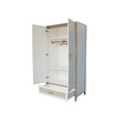 Chambre TRIO Lit 70x140 Commode Armoire OCEANIA Neige THEO - 9