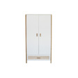 Armoire 2 portes Cannage Tressage Rotin OCEANIA Neige THEO