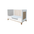 Chambre TRIO Lit 60x120 Commode Armoire NAMI Neige THEO - 8