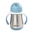 Tasse paille inox Bleu BEABA - 3