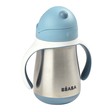 Tasse paille inox Bleu BEABA - 2