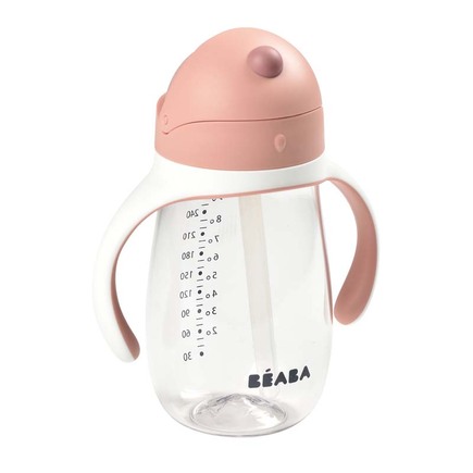 Tasse paille Rose BEABA, Vente en ligne de Accessoires repas bébé