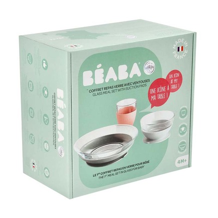 Coffret repas verre Eucalyptus BEABA, Vente en ligne de