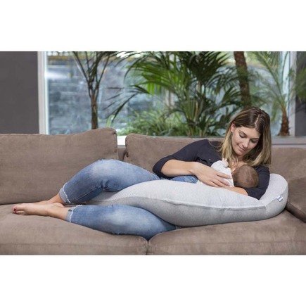 Coussin De Maternite Doomoo Classic Grey Vente En Ligne De Coussin D Allaitement Et Accessoires Bebe9