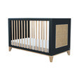 Lit évolutif 60x120 Cannage rotin NAMI Onyx THEO - 2