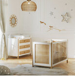 Chambre DUO Lit 60x120 Commode OCEANIA Neige