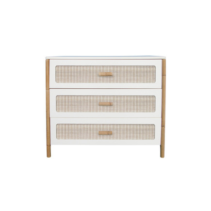 Chambre DUO Lit 60x120 Commode OCEANIA Neige THEO - 5