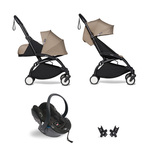 Poussette YOYO² Pack 0+, 6+ Taupe Cadre Noir Car seat YOYO