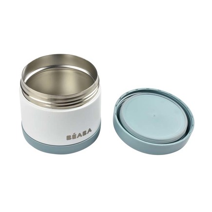 Portion inox isotherme 500 ml Baltic blue / White BEABA - 2