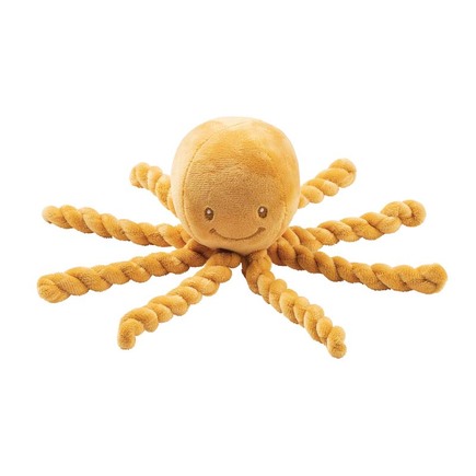 Pieuvre Lapidou Ocre NATTOU, Vente en ligne de Doudou et peluche