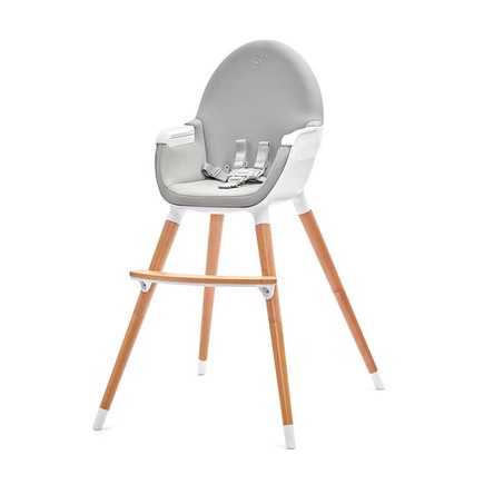 Chaise Haute Kinderkraft Bébé Evolutive Fini Gris