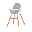 Chaise haute évolutive FINI Gris KINDERKRAFT