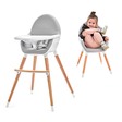 Chaise haute évolutive FINI Gris KINDERKRAFT - 5