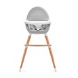 Chaise haute évolutive FINI Gris KINDERKRAFT - 4