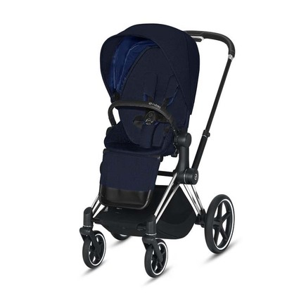 Poussette PRIAM Chrome Black Midnight Blue PLUS CYBEX