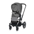 Poussette PRIAM Chrome Black Manhattan Grey PLUS CYBEX