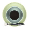 Set assiette en silicone Vert/Bleu (Bol-Verre-Cuillère) NATTOU - 2