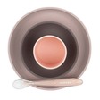 Set assiette en silicone Rose/Gris (Bol-Verre-Cuillère) NATTOU - 2