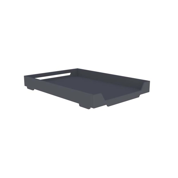 Box à langer adaptable sur commode, lit 120 et lit 140 Ardoise THEO