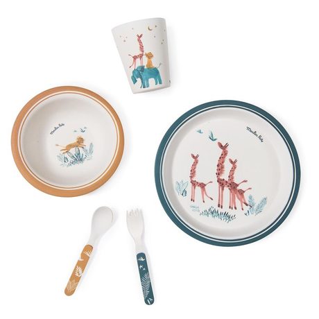 Set Repas Bebe Bambou Le Repas De Bebe Vaisselle