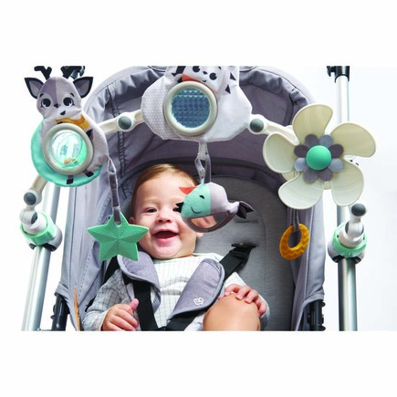 HappyKidsClub Arche d'activités Articulée pour bébé, Convient à la Plupart  des Poussettes, Jouet & Cadeau pour bébé 0-18 Mois